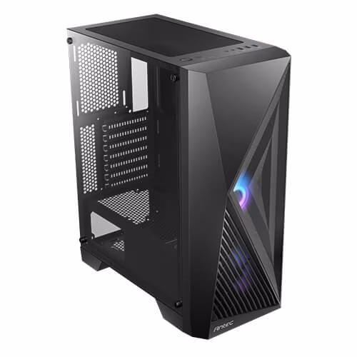 Antec AX Series Ax51 Mid-tower Black Color Gaming Case, 3x Pre Installed Fans, MOBO Upto ATX, Tempered Glass thumbnail 8