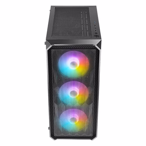 ANTEC NX292 NX Series-Mid Tower Gaming Case, Tempered glass, Steel + Plastic, Pre-installed 4x 120mm Fans, Black | NX292 ARGB thumbnail 7