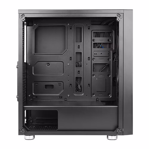 ANTEC NX320 NX Series-Mid Tower Gaming Case, Tempered Glass Side Panel, 3 x 120 mm ARGB Fans, Black | NX320 thumbnail 2