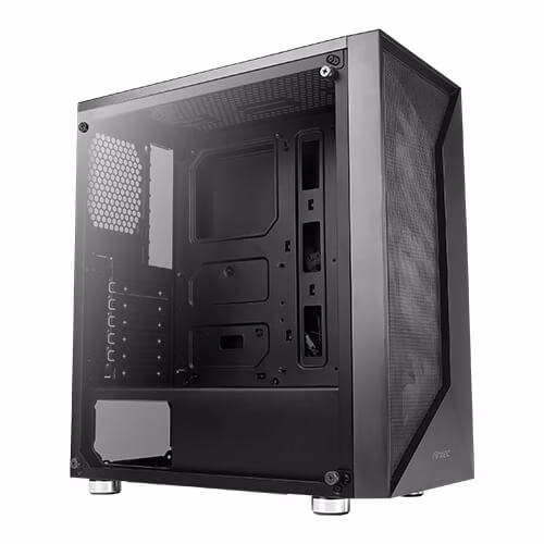 ANTEC NX320 NX Series-Mid Tower Gaming Case, Tempered Glass Side Panel, 3 x 120 mm ARGB Fans, Black | NX320 thumbnail 4