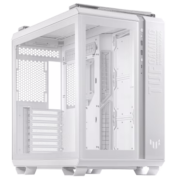 ASUS TUF Gaming GT502 PLUS PC Case, Dual Chamber Chassis, Supports 360mm Radiator, Up to 13 Fans, Discrete aRGB HUB, Fully Modular Design, White | 90DC0093-B19000 – Buy Online