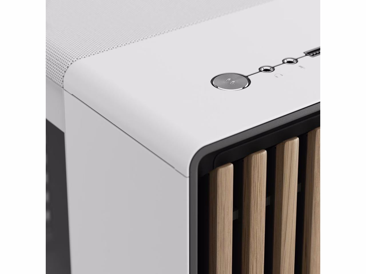 Fractal Design North XL ATX mATX Mid Tower PC Case, Chalk White Chassis with Oak Front and Clear TG Side Panel, 3x Pre Installed 140 mm fan, 4x Drive mounts, 7x Expansion slots, Motherboard Supports Upto E-ATX  | FD-C-NOR1X-04 thumbnail 12