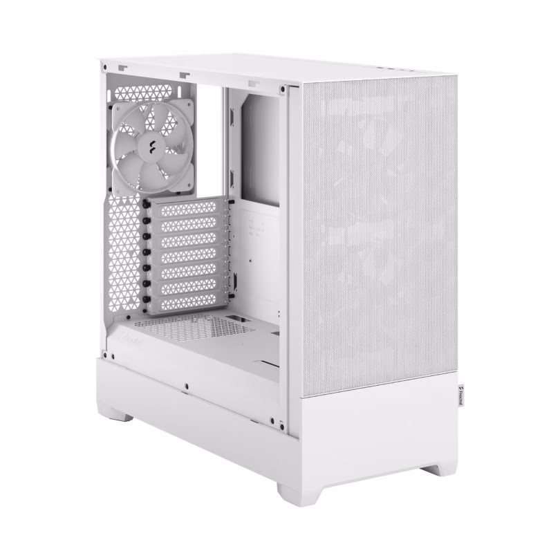 Fractal Design Pop Air ATX Mid Tower Gaming Case, 2x 120/140 mm Fan, 2x 5.25??? Drive Mounts, Up To 280mm Radiator Support, Tempered Glass Clear Tint, 7 Expansion Slots,  RGB White | FD-C-POA1A-03 thumbnail 4