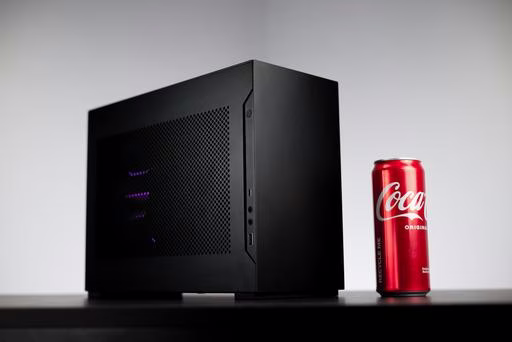 Small Factor Mini High-End Gaming PC, AMD 7950X3D, 48 GB RAM DDR5 7200MHz, 990 PRO 2TB SSD Gen4, 850W 80+ Platinum, AIO CPU Liquid Cooler, WiFi+BT image