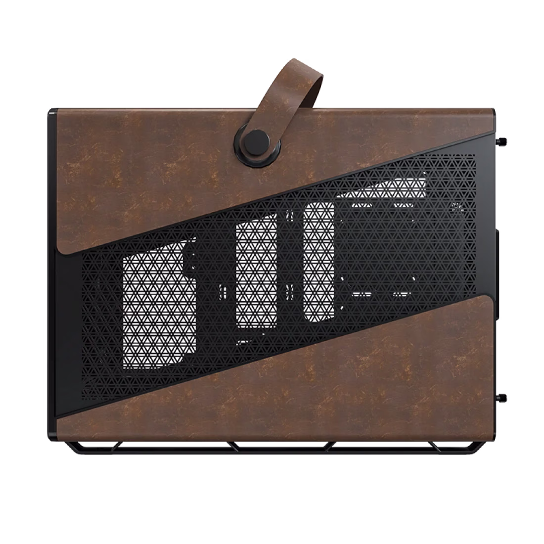 Montech Heritage PRO Micro-ATX Case, 4x Pre-installed Fans, MB Support upto Micro-ATX, GPU Supportd upto 400mm, Magnetic Dust Filter, Eco-Leather Finish, Black thumbnail 6