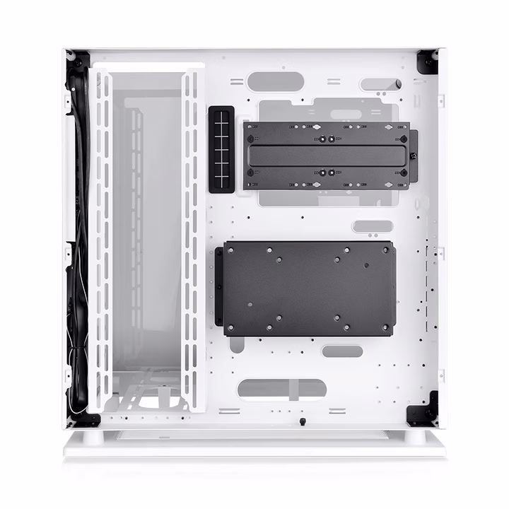 Thermaltake Core P3 TG Pro Open Frame ATX Mid Tower PC Case, 4mm Thick Tempered Glass Window, Up to 420mm Radiator Support, 12 Fans Support, Handy I/O Ports, Snow | CA-1G4-00M6WN-09 thumbnail 4