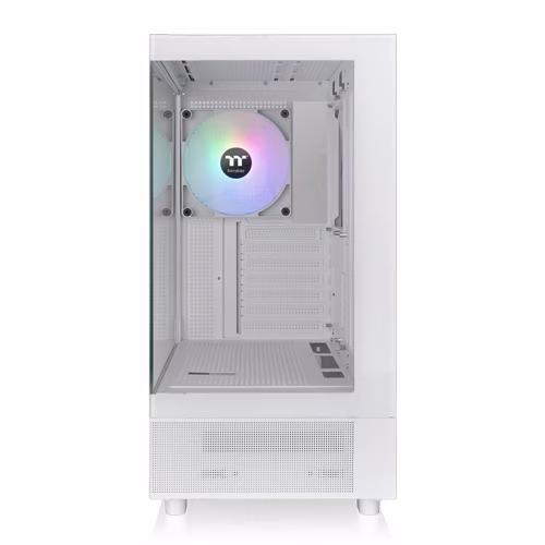 Thermaltake View 270 TG ARGB Mid Tower Case, Tempered Glass, 1x CT140 ARGB Fan Pre-installed, MoBo Upto E-ATX, Radiator up to 360mm, Snow | CA-1Y7-00M6WN-03 thumbnail 4
