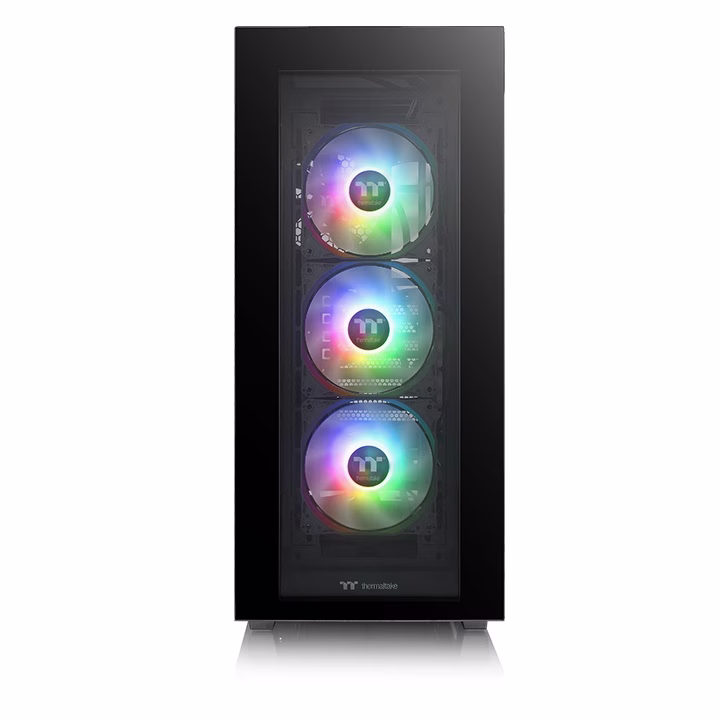 Thermaltake Divider 500 TG ARGB Mid Tower Chassis, Front 3x 120 x 120 x 25 mm ARGB fan, Rear 1x 120 x 120 x 25 mm fan, 3mm Tempered Glass x 4, 7 x Drive Bays, | CA-1T4-00M1WN-01 thumbnail 4