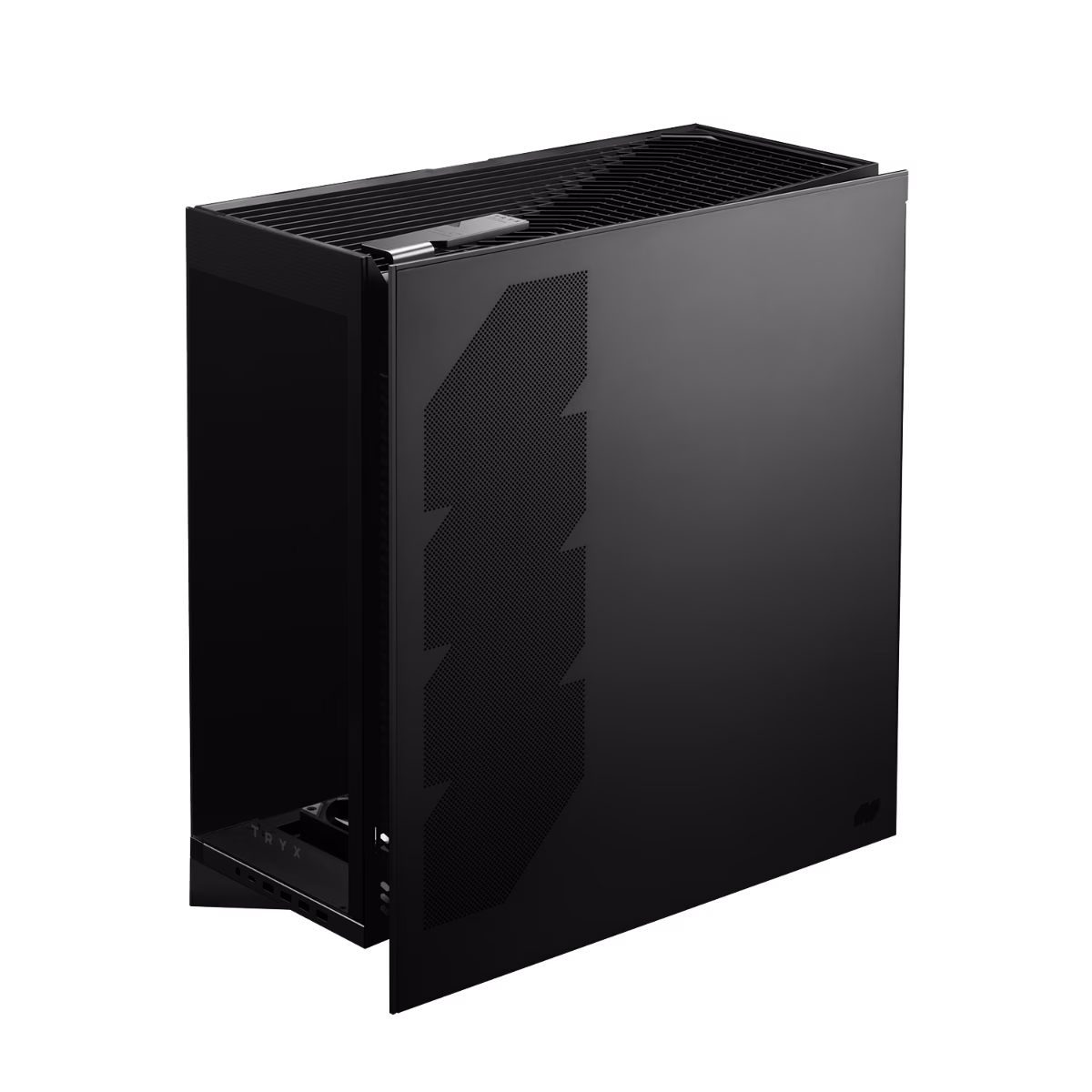 TRYX LUCA L70 Black Mid-tower E-ATX PC Case, 4mm Tempered Glass, Upto 8x 120mm Fans, Support ATX BTF motherboards, Includes Vertical GPU Bracket | C-L700N-NN0H-G0K thumbnail 3