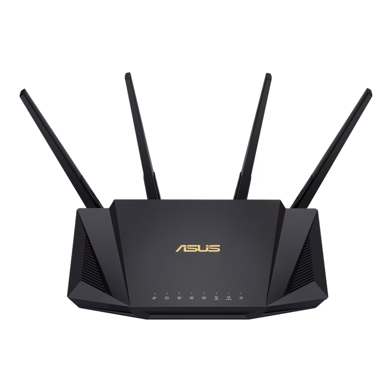 ASUS RT-AX58U AX3000 Dual Band WiFi 6 (802.11ax) Router supporting MU-MIMO and OFDMA technology, with AiProtection Pro network security powered by Trend Micro???, compatible with ASUS AiMesh WiFi system thumbnail 4