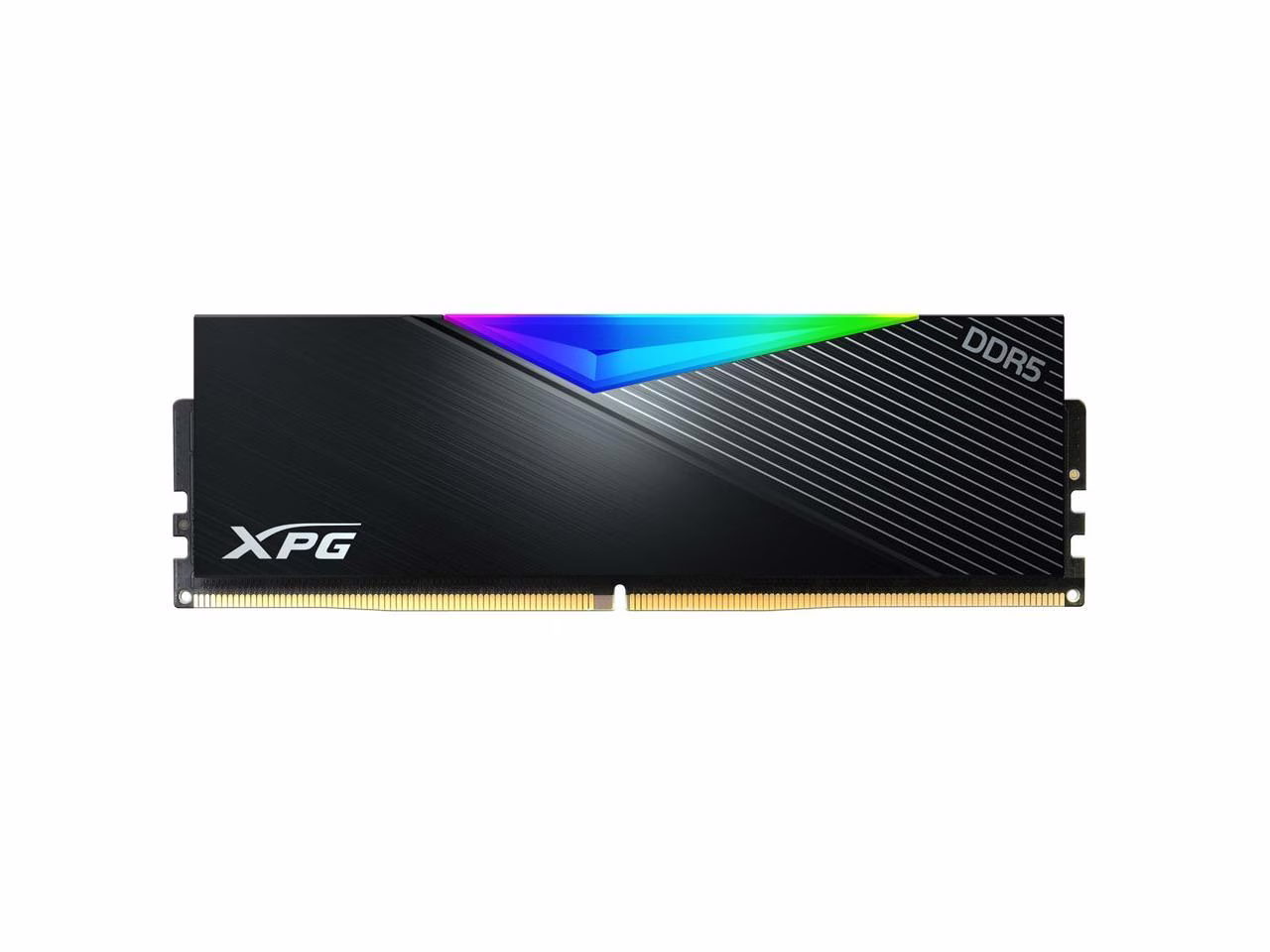 Adata XPG Lancer RGB 64GB (2x 32GB) DDR5 Desktop Memory, 6000 MHz Memory Speed, CAS Latency 30, AMD Expo & Intel XMP 3.0 Ready, 1.35V Voltage, 288-Pin, Black | AX5U6000C3032G-DCLARBK image
