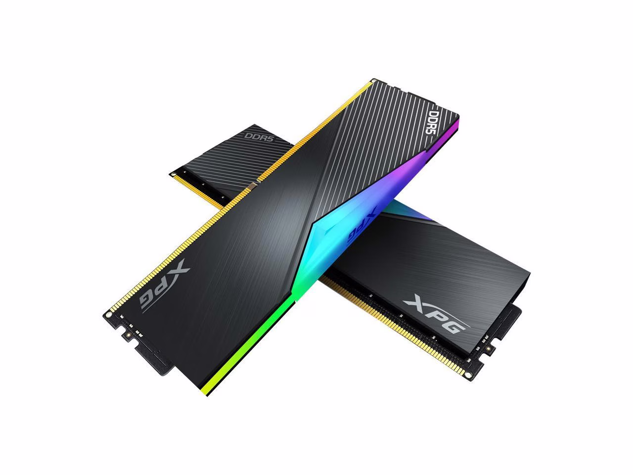 Adata XPG Lancer RGB 64GB (2x 32GB) DDR5 Desktop Memory, 6000 MHz Memory Speed, CAS Latency 30, AMD Expo & Intel XMP 3.0 Ready, 1.35V Voltage, 288-Pin, Black | AX5U6000C3032G-DCLARBK thumbnail 3