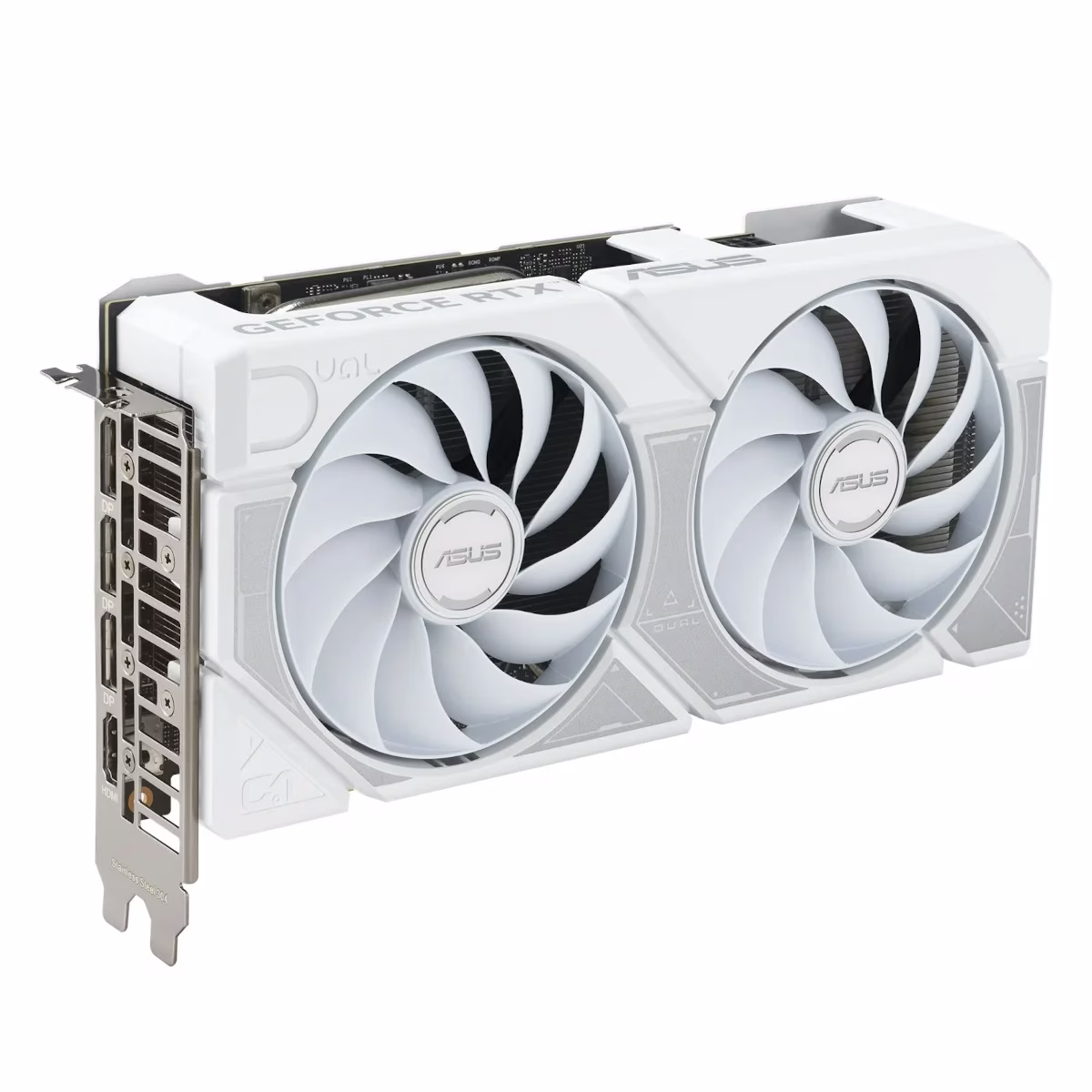Asus GeForce RTX 5060 Ti Dual OC White 8GB GDDR7 PCI-Express Graphics Card, 2632MHz, Memory 8GB 28000MHz GDDR7, Cuda Cores: 4608, VR Ready, PhysX/CUDA Enabled, NVIDIA Blackwell 2.0, 4nm Process, Real-Time Ray Tracing, DLSS 4. | 90YV0MP5-M0NA00 thumbnail 4