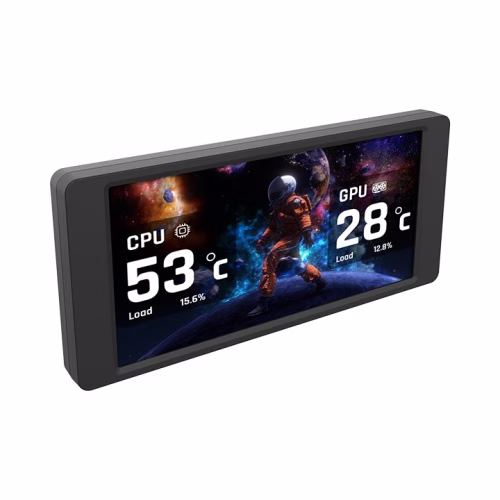 Thermaltake 6.0'' LCD Screen Kit, 1480x720 Display, TT RGB Plus Controlled, Universal Chassis Accessory | AC-079-OO1NAN-A1 thumbnail 2