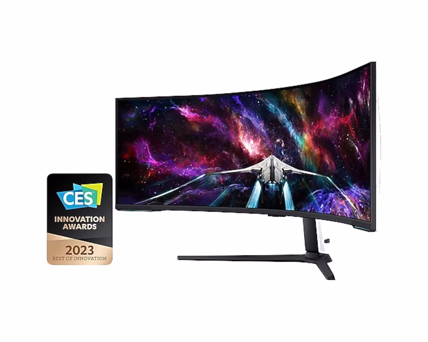 Samsung 57-Inch Odyssey Neo G9 G95NC Dual UHD Curved Gaming Monitor, 240Hz, 1ms(GTG), (7,680x2,160), 1000R, Mini-LED, AMD FreeSync Premium Pro, HDR10+ Gaming  | LS57CG952NMXUE thumbnail 2