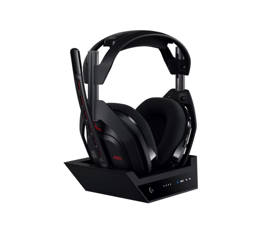 Logitech ASTRO A50 (Gen 5) LIGHTSPEED Wireless Gaming Headset and Base Station with PLAYSYNC Audio, PRO-G GRAPHENE, Switch Between 3 Systems, USB-C to Xbox, PS5, PC/Mac or Nintendo Switch, Bluetooth, Black | 939-002224 – Buy Online