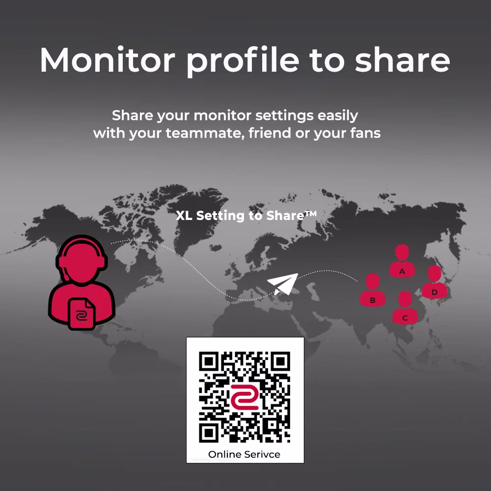 BenQ Zowie XL2746K DyAc+ 27'' FHD TN Gaming Monitor, For Esports, 1920 x 1080 Resolution, 240Hz Refresh Rate, with 0.5ms Response Time, 16:9 Aspect Ratio, HDMI 2.0 / DisplayPort 1.2 Inputs | XL2746K thumbnail 8