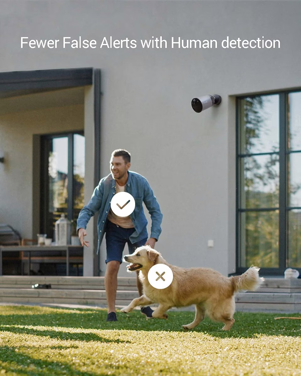 EZVIZ eLife BC1C Battery-Powered Camera, 1080p Video, 7,800 mAh Rechargeable Lithium Battery, Built-in 32 GB eMMC Storage, Color Night Vision, Accurate Human Motion Detection, Two-Way Talk, 2.4 GHz Wi-Fi, Customizable Voice Alerts thumbnail 7