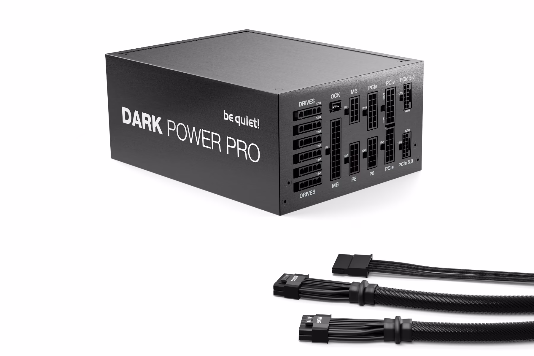 Be Quiet! Dark Power Pro 13 Full Modular Power Supply, 1300W, 135mm Silent Wing Fan, 12V Rails, Full bridge + LLC + SR + DC/DC Technology, 80 Plus Titanium Efficiency, Black | BN331 thumbnail 6