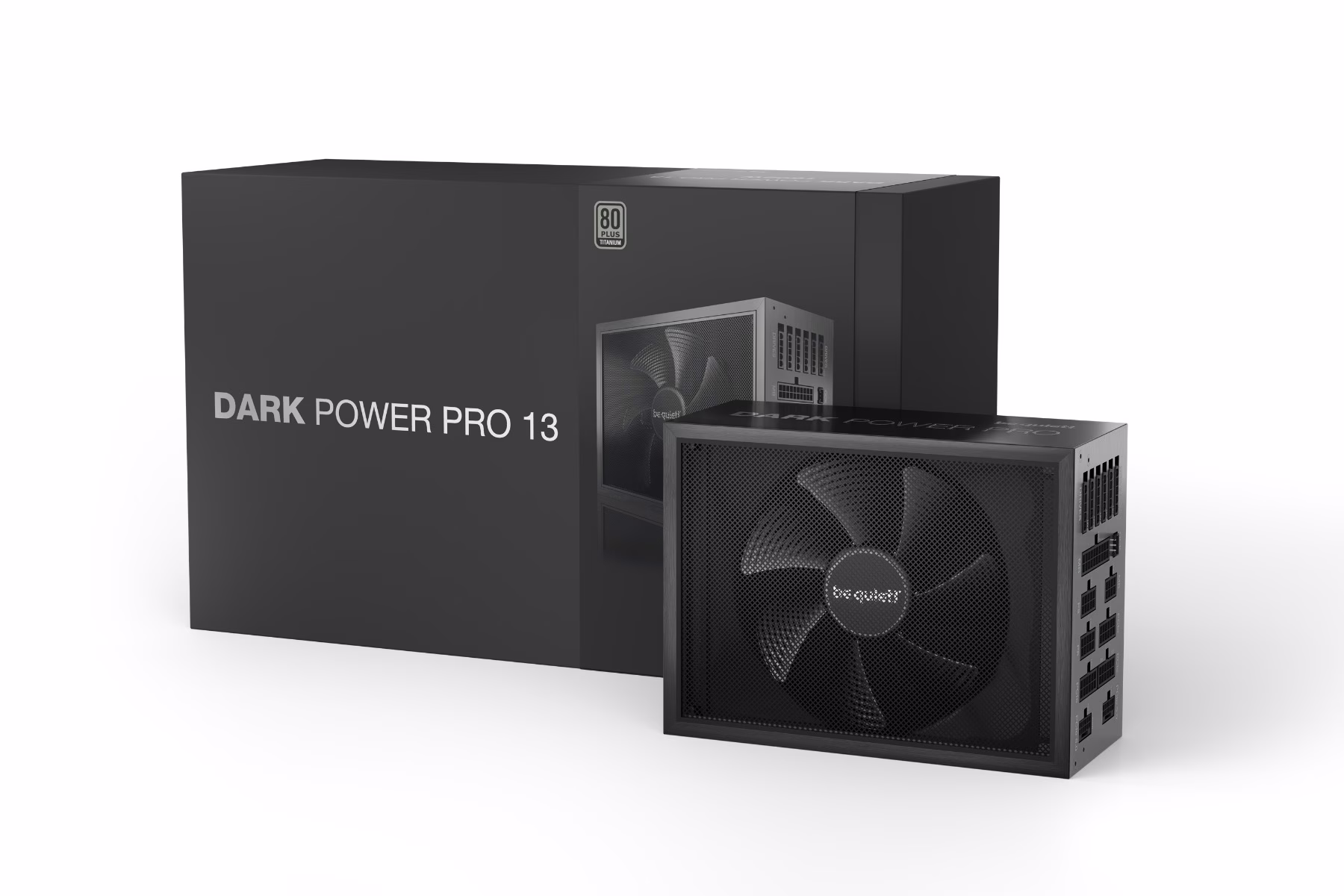 Be Quiet! Dark Power Pro 13 Full Modular Power Supply, 1300W, 135mm Silent Wing Fan, 12V Rails, Full bridge + LLC + SR + DC/DC Technology, 80 Plus Titanium Efficiency, Black | BN331 thumbnail 7