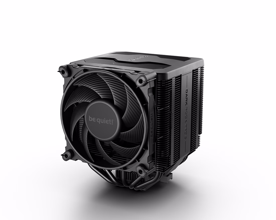 be quiet! Dark Rock Pro 5 Quiet Cooling CPU Cooler, Immensely High Airflow, 7 high-Performance Copper Heat Pipes, Speed Switch, Thermal Grease, Black | BK036 thumbnail 8