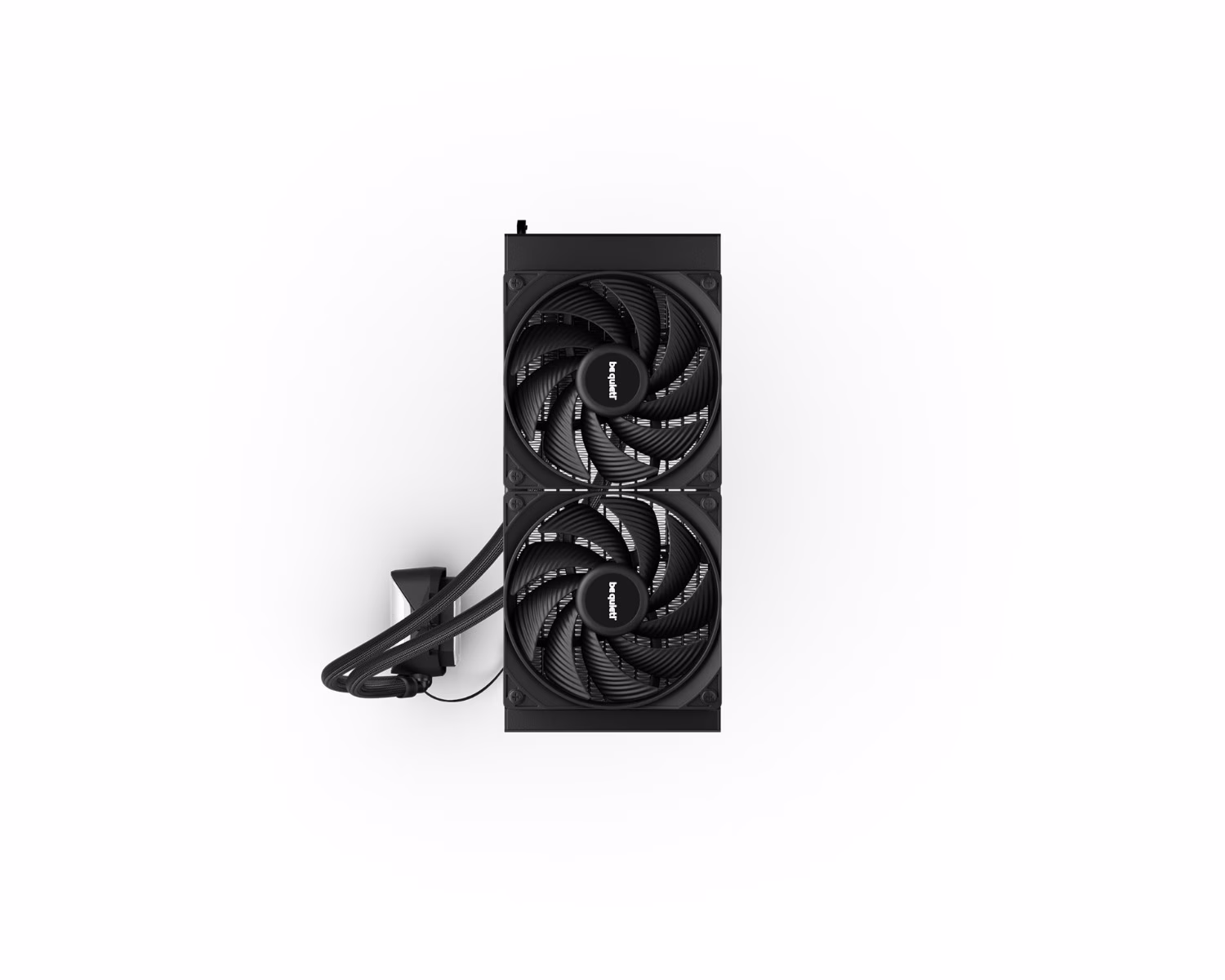 Be Quiet! Pure Loop 2 240mm CPU Liquid Cooler, 2x Pure Wings 3 120mm PWM High-Speed Fans, 2100 RPM Fan Speed, 5500 RPM Pump Speed, 59.6 CFM Airflow, Copper / Nickel Plated Case Material, Black | BW017 thumbnail 2