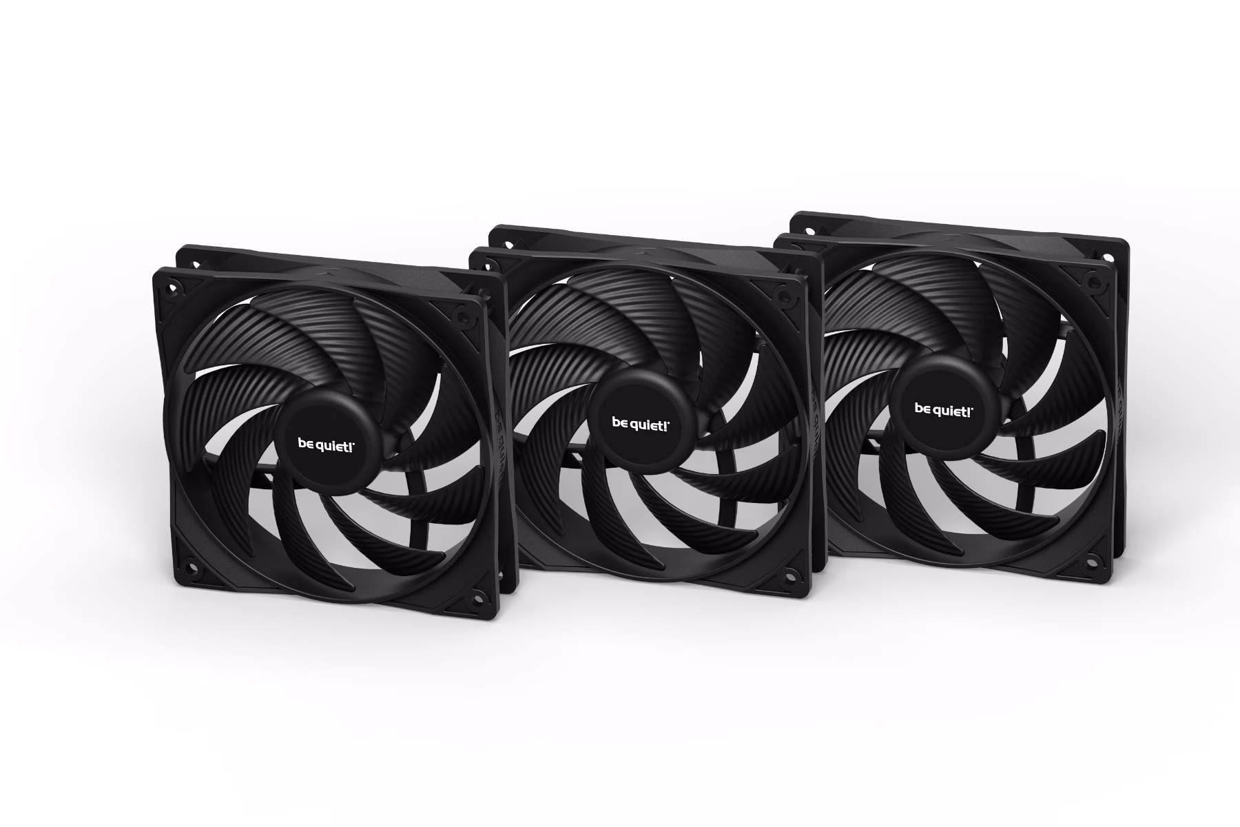Be Quiet! Pure Loop 2 360mm CPU Liquid Cooler, 3x Pure Wings 3 120mm PWM High-Speed Fans, 2100 RPM Fan Speed, 5500 RPM Pump Speed, 59.6 CFM Airflow, Copper / Nickel Plated Case Material, Black | BW019 thumbnail 3