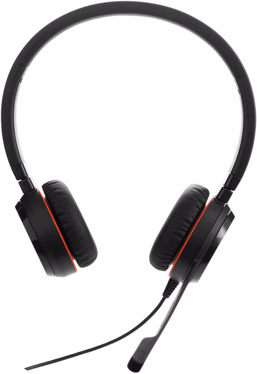 Jabra Evolve 30 II, Microsoft Teams Certified Stereo Headset with Call Control, Noise Cancelling Microphone, LED Indicators, Excellent Sound Quality, USB-C/A, Black| 5399-823-369 thumbnail 2