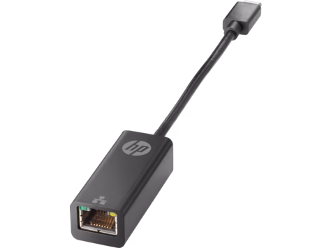 HP USB Type C to RJ45 Adapter, Black | SPS-HP USB-C to RJ45 Adapter, FD – Buy Online