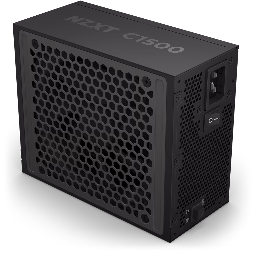 NZXT C1500 Platinum ATX 3.1 1500 Watt 80 PLUS Platinum Fully Modular Power Supply (PSU), Digitally-controlled Power, Dual PCIe 5.1 Connectors, Magnetic Levitation Bearing (ML), Zero Fan Mode, Black | PA-5P1BB-UK – Buy Online