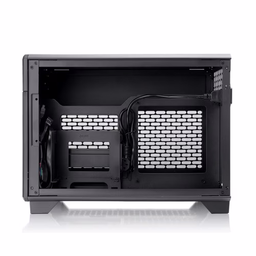 Thermaltake TR100 Mini Tower Chassis (Mini ITX Case), Supports Mini ITX Motherboard, 280mm AIO Cooler, SFX PSU, USB 3.2 (Gen 2) Type-C, HD Audio, Black | CA-11A-00S1NN-00 thumbnail 5