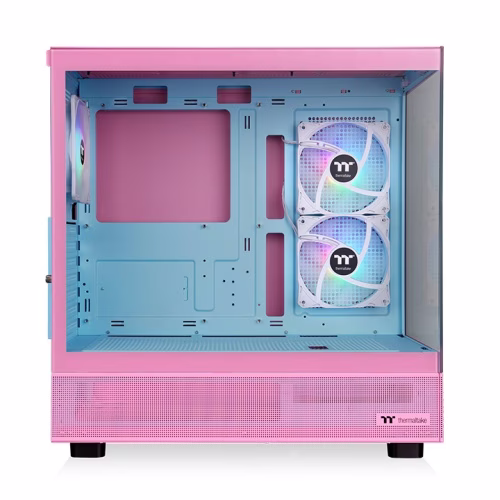 Thermaltake View 270 Plus TG ARGB Bubble Pink Mid Tower Case, Tempered Glass, 3x pre-installed Fans, 360mm Radiator Support, E-ATX MOBO Supports | CA-1Y7-00MAWN-00 thumbnail 6