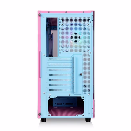 Thermaltake View 270 Plus TG ARGB Bubble Pink Mid Tower Case, Tempered Glass, 3x pre-installed Fans, 360mm Radiator Support, E-ATX MOBO Supports | CA-1Y7-00MAWN-00 thumbnail 4
