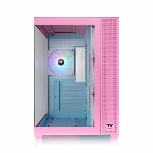 Thermaltake View 380 TG ARGB Bubble Pink Mid Tower Case, 4x 120mm ARGB Lite Fans, Supports ATX Hidden-Connector Motherboards, Radiator Upto 360mm, USB 3.2 (Gen 2) Type-C  | CA-1Z2-00MAWN-00 thumbnail 4