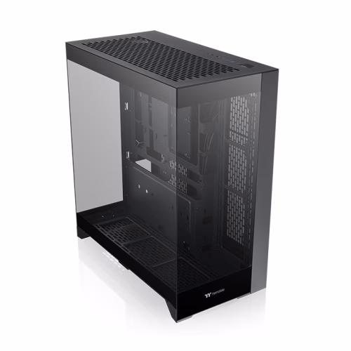 Thermaltake CTE E550 TG Black Mid Tower ATX Case, 3 Tempered Glass Panels, Three-Way VGA Installations Dual Chamber Design,  Hidden-Connector Mobo Support | CA-1Z8-00M1WN-00 – Buy Online