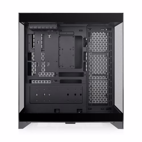 Thermaltake CTE E550 TG Black Mid Tower ATX Case, 3 Tempered Glass Panels, Three-Way VGA Installations Dual Chamber Design,  Hidden-Connector Mobo Support | CA-1Z8-00M1WN-00 thumbnail 5