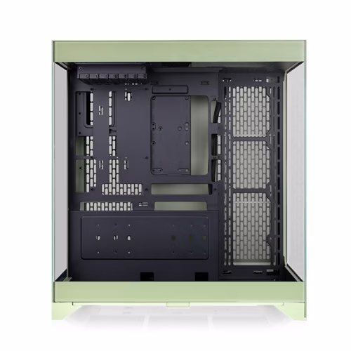 Thermaltake CTE E550 TG Matcha Green Mid Tower ATX Case, 3 Tempered Glass Panels, Three-Way VGA Installations Dual Chamber Design, Hidden-Connector Motherboard Support | CA-1Z8-00MEWN-00 thumbnail 5