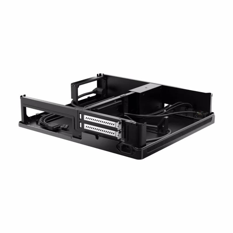 Fractal Design Node 202 Black Mini ITX Computer Case, 377 x 82 x 330 mm, 3x Dust filters (CPU, GPU & PSU), Total fan mounts 2x 120 mm in graphics card chamber, 2 x Expansion slots, SFX PSUs up to 130 mm long | CA-NODE-202-BK thumbnail 10