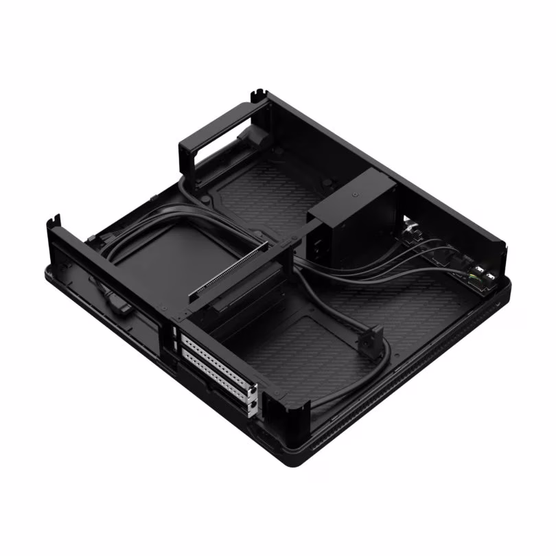 Fractal Design Node 202 Black Mini ITX Computer Case, 377 x 82 x 330 mm, 3x Dust filters (CPU, GPU & PSU), Total fan mounts 2x 120 mm in graphics card chamber, 2 x Expansion slots, SFX PSUs up to 130 mm long | CA-NODE-202-BK thumbnail 13