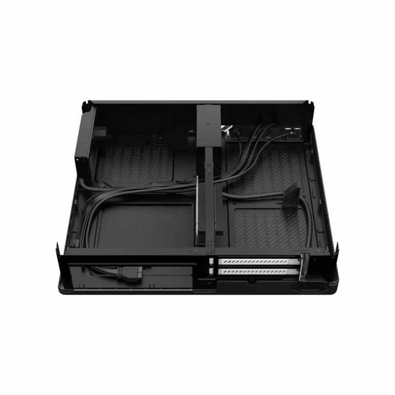 Fractal Design Node 202 Black Mini ITX Computer Case, 377 x 82 x 330 mm, 3x Dust filters (CPU, GPU & PSU), Total fan mounts 2x 120 mm in graphics card chamber, 2 x Expansion slots, SFX PSUs up to 130 mm long | CA-NODE-202-BK thumbnail 7