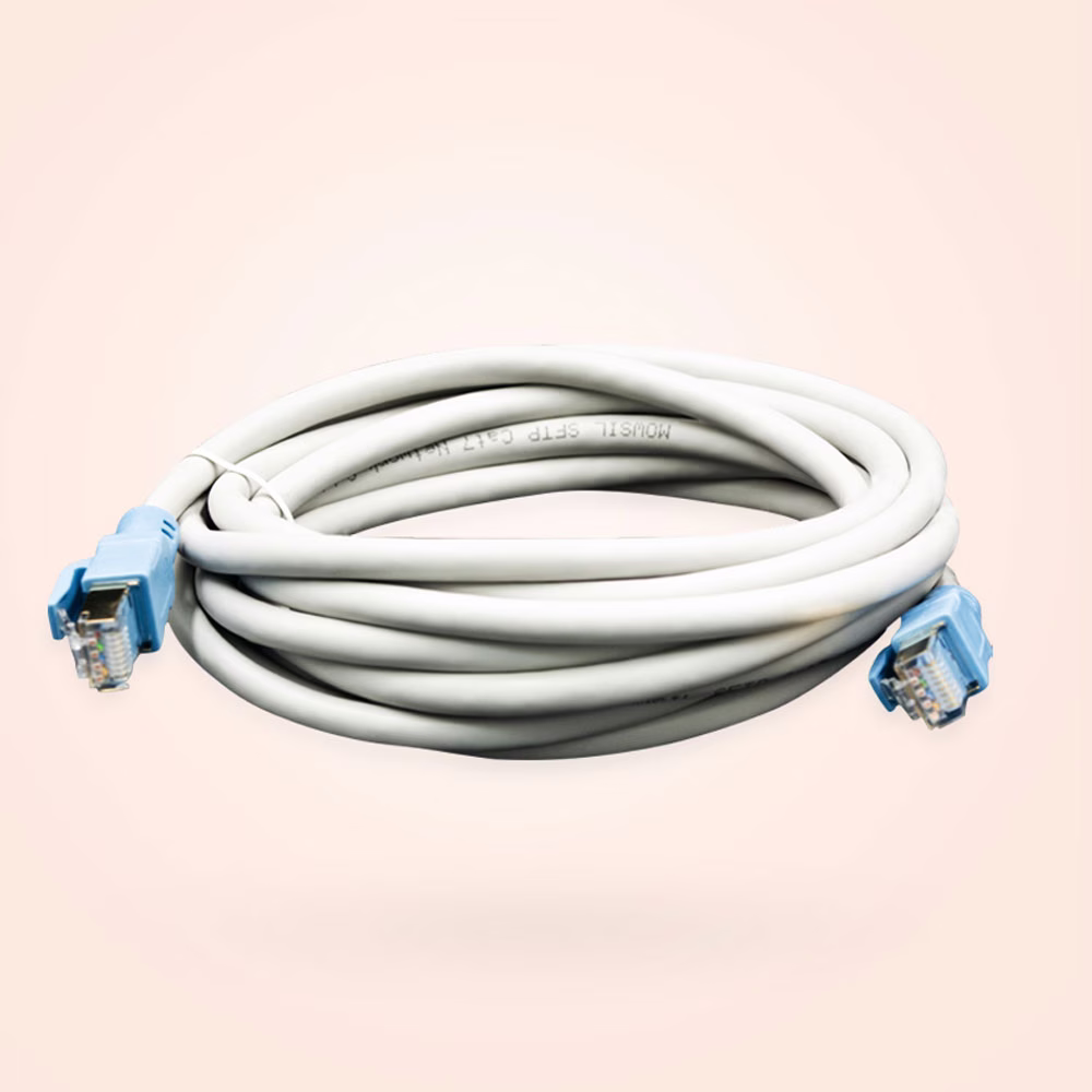 Mowsil Cat7 SFTP Cable 1Mtr, PVC with 1U gold plated, Braided OD : 6 mm | MOFT01 thumbnail 4