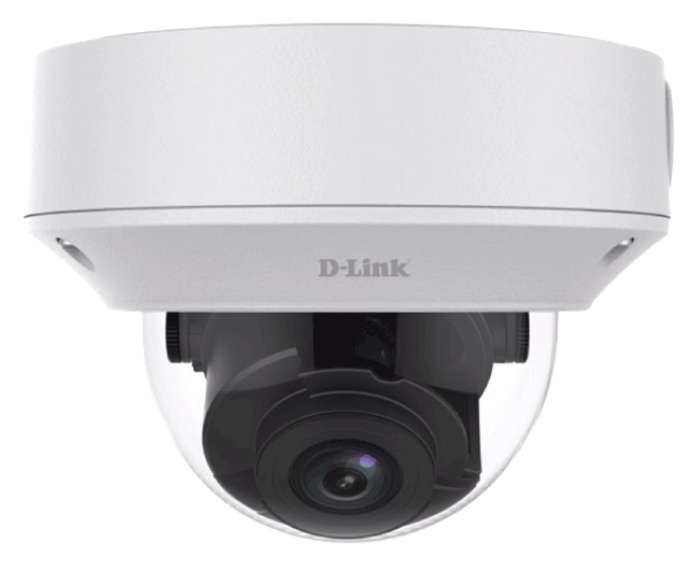 D-Link 2MP Varifocal Network Dome Camera, 1/2.7" 2 MP Progressive Scan CMOS sensor, Vari-focal Lens 2.8-12mm, Ultra H.265/H.265/264, MJPEG Video Compression, 10/100 Mbps PoE Port Smart IR Range 30m, Vandal Resistant IK10,IP67 | DCS-F5612 – Buy Online