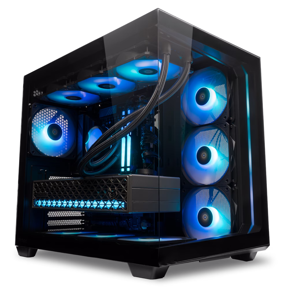 Gaming PC (High-Performance Gaming PC: AMD Ryzen 5 7500X3D + SAPPHIRE NITRO+ RX 9060 XT OC 16GB GDDR6, 32GB DDR5 6000MHz RGB, 1TB PCIe 4.0 NVMe SSD, 360mm AIO, 750W PSU, WiFi 6E, DeepCool CG530 Black – Buy Online
