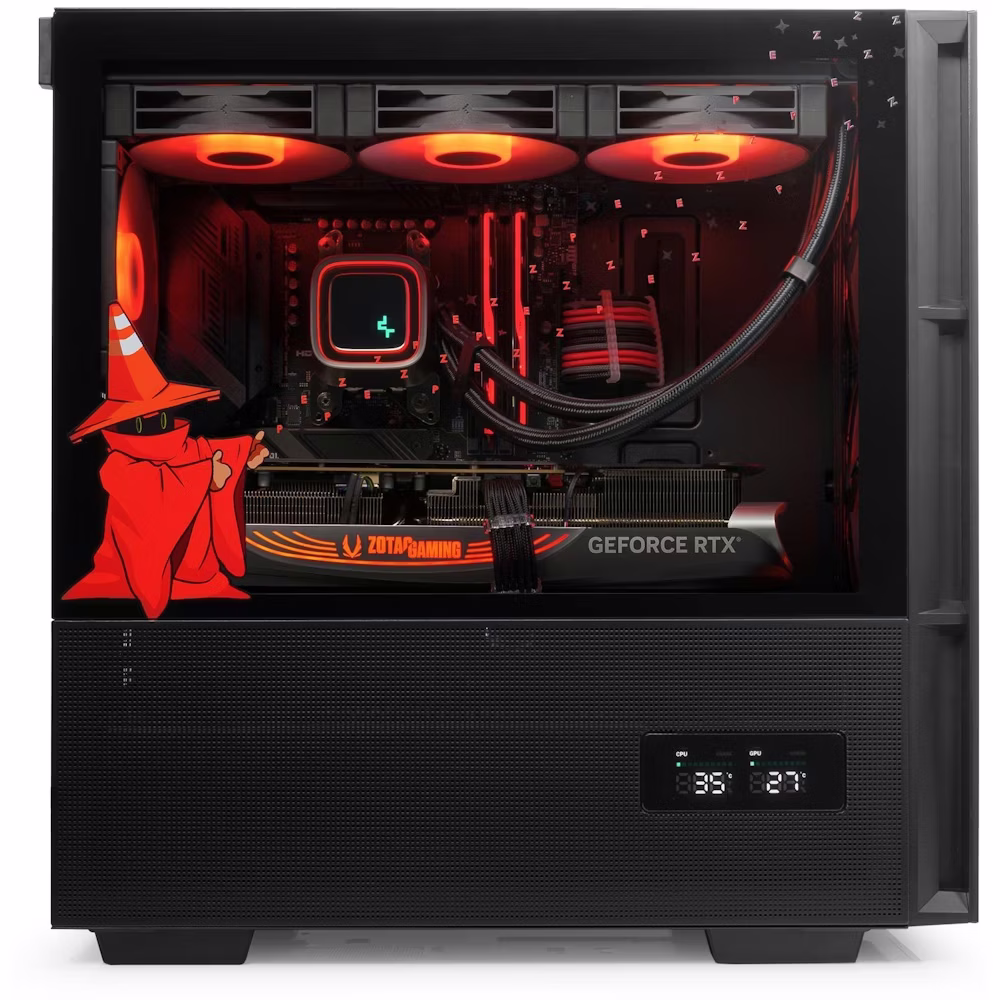Nanotech MEG Edition Gaming & Rendering PC: AMD Ryzen 9 7950X, RTX 4080 SUPER 16GB GDDR6X OC, 64GB (32GB x2) DDR5 6000MT/s RAM, 2TB M.2 2280 NVMe+1 TB HDD, 1300W 80+ Platinum, aRGB Liquid CPU Cooler, WiFi+BT, 1 Year Warranty thumbnail 3