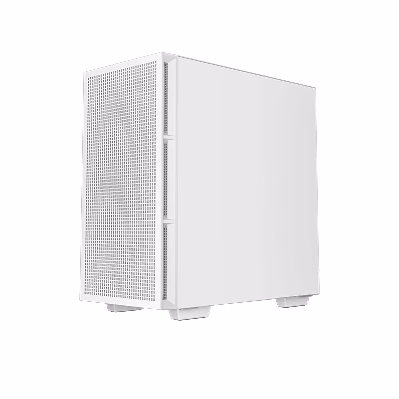 DeepCool CH360 Digital High Airflow mATX Case, 3x Pre-Installed aRGB Fan, Digital Display, ABS + SPCC + Tempered Glass Materials, Up to 360mm Radiator &amp; 8x Fan Support-White | R-CH360-WHAPE3D-G-1 thumbnail 2