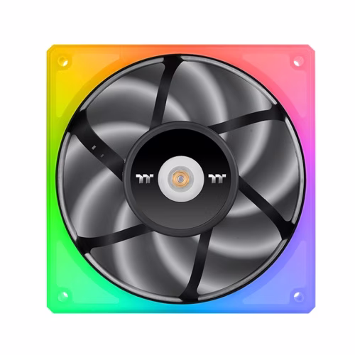 Thermaltake TOUGHFAN 12 RGB High Static Pressure Radiator 120mm (Case Fan) Fan TT Premium Edition 3-Fan Pack, White | CL-F135-PL12SW-A image