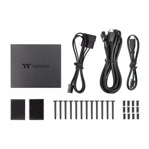 Thermaltake TOUGHFAN 12 RGB High Static Pressure Radiator 120mm (Case Fan) Fan TT Premium Edition 3-Fan Pack, White | CL-F135-PL12SW-A thumbnail 5