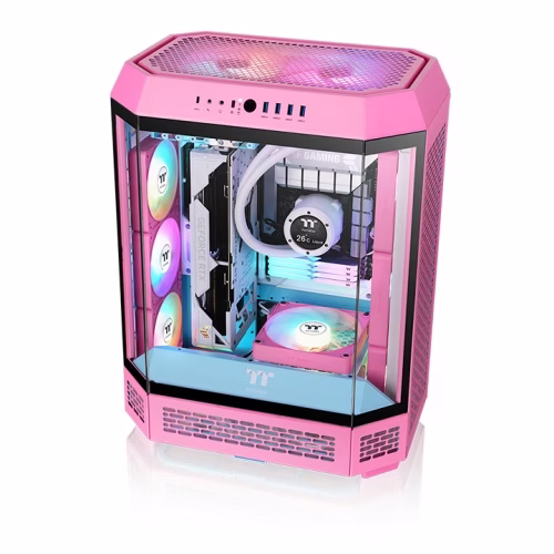 Thermaltake CT120 EX Reverse ARGB Sync PC Cooling Fan Pink (3-Fan Pack), PWM 500 ~ 2000 R.P.M, 65.82 CFM Air Flow, 1.87 mm-H2O Air Pressure, Hydraulic Bearing, MagForce 2.0  | CL-F225-PL12PK-A thumbnail 5