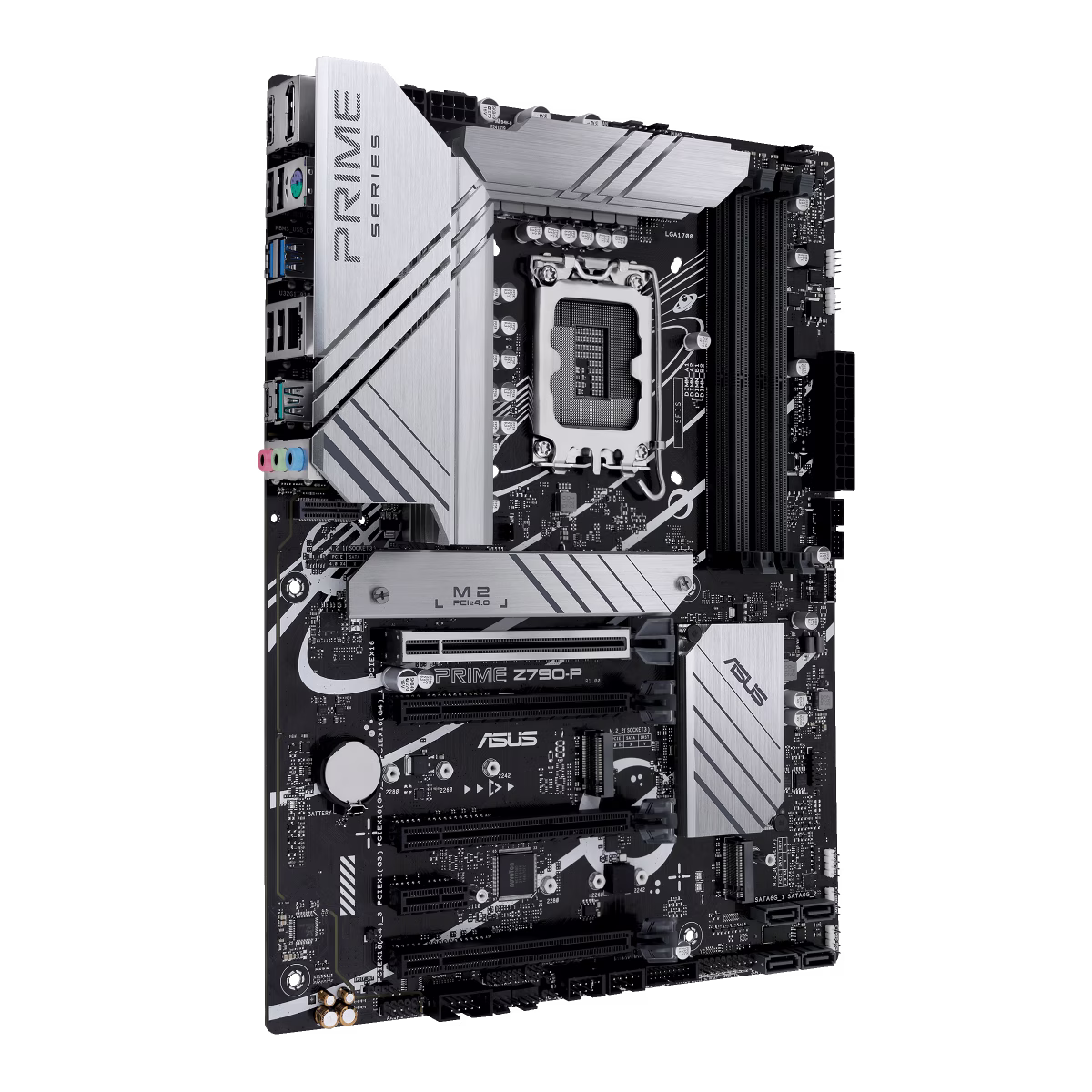 ASUS Prime Z790-P  Intel Z790 LGA 1700 ATX Motherboard, PCIe 5.0, 3x M.2 slots, 14+1 DrMOS, DDR5, Realtek 2.5 Gb LAN, HDMI, DP, USB 3.2 Gen 2x2 Type-C, front USB 3.2 Gen 2 Type-C, Thunderbolt (USB4) support, Arua Sync | 90MB1CK0-M0EAY0 thumbnail 5