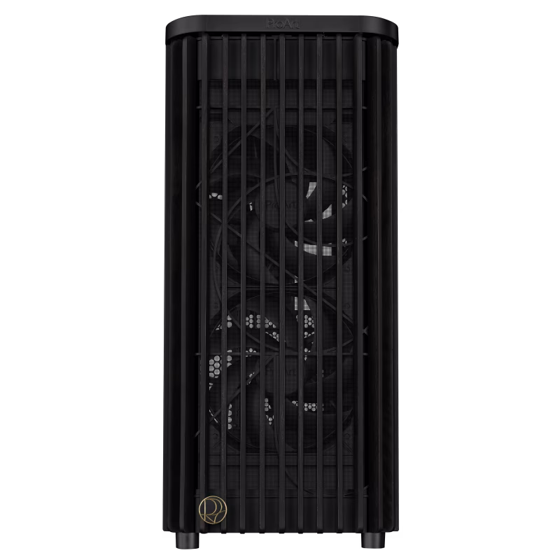 ASUS ProArt PA401 Wood Edition - Metal Panel Case, 2x 160mm & 1x 120mm Pre Installed Fan, Pre-installed Fan Hub, Supports ATX Motherboard, Black | 90DC00M0-B39010 thumbnail 10